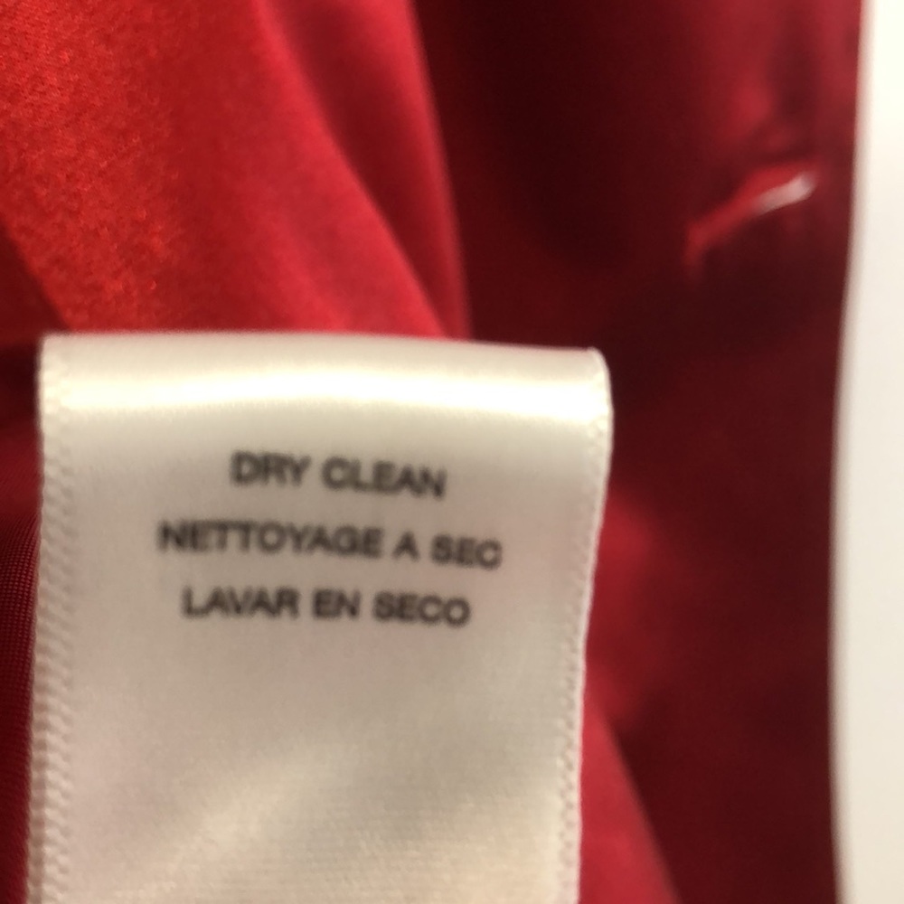 Michael Kors red double breasted trench coat M ❤️ - Picture 8 of 8